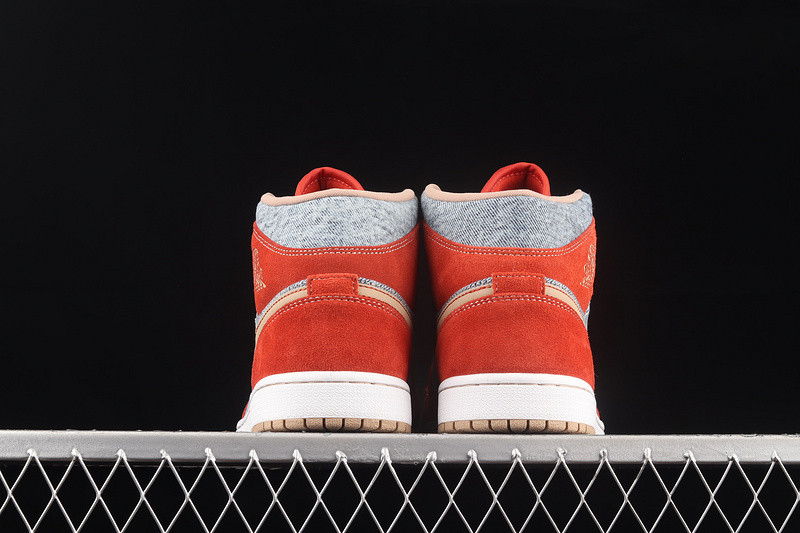 Air Jordan 1 Mid Denim Red DM4352-600