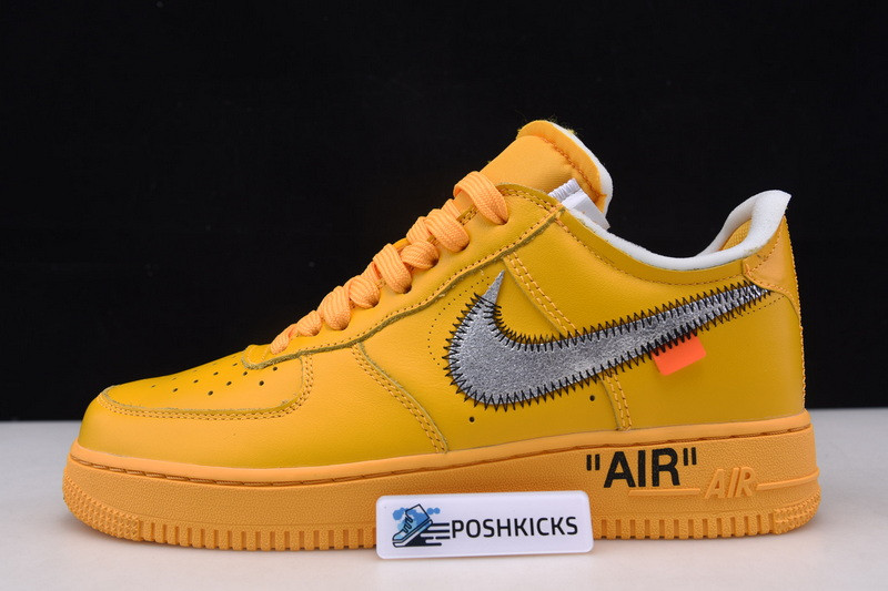NIKE OW X AIR FORCE 1 LOW UNIVERSITY GOLD DD1876-700