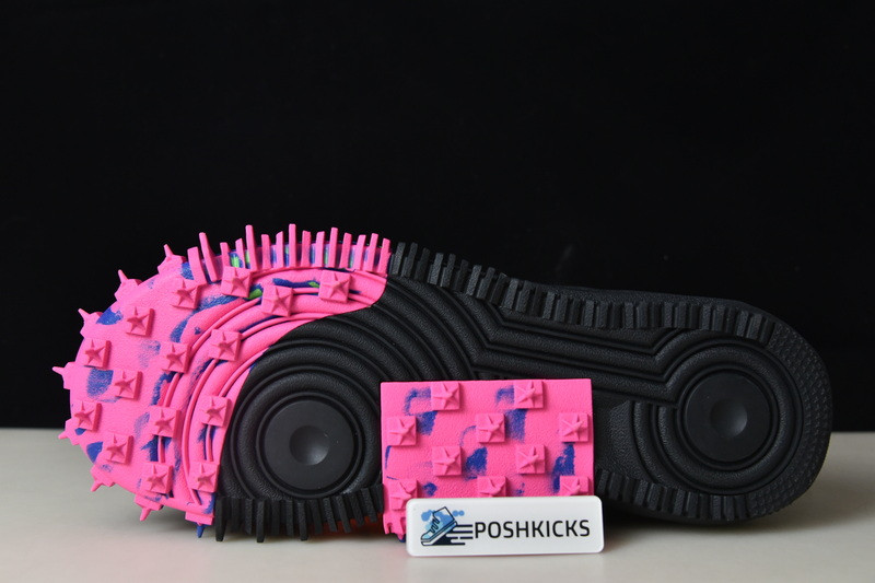 OW X NIKE AIR FORCE 1 MID BLACK DO6290-001