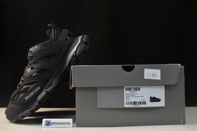 Ba*len*cia*ga track trainer (triple black) 542023 w1gb1 1000