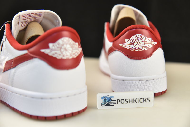 Jordan 1 Retro Low White Varsity Red - 705329-101