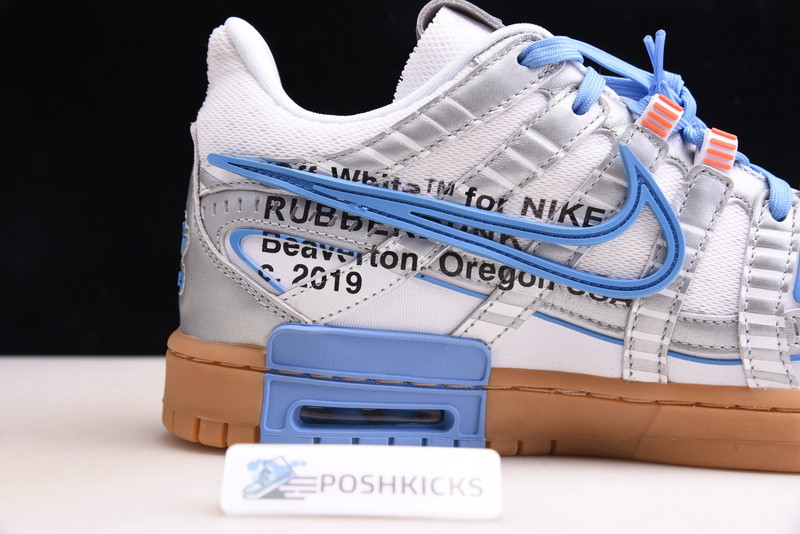 OW x Nike Air Rubber Dunk “University Blue ”CU6015-700