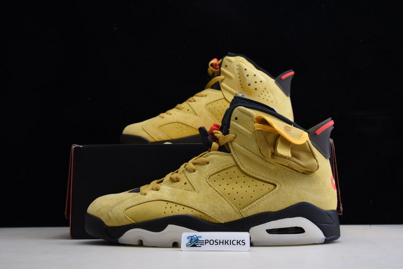 Air Jordan 6 Travis Scott Wheat Yellow CN1084-300