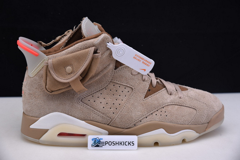TRAVIS SCOTT X AIR JORDAN 6 “BRITISH KHAKI ” DH0690-200