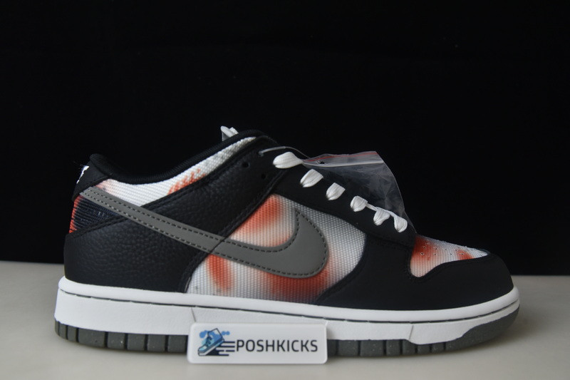 Nike Dunk Low Graffiti Black Red DM0108-001