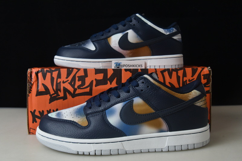 Nike Dunk Low Graffiti Navy DM0108-400