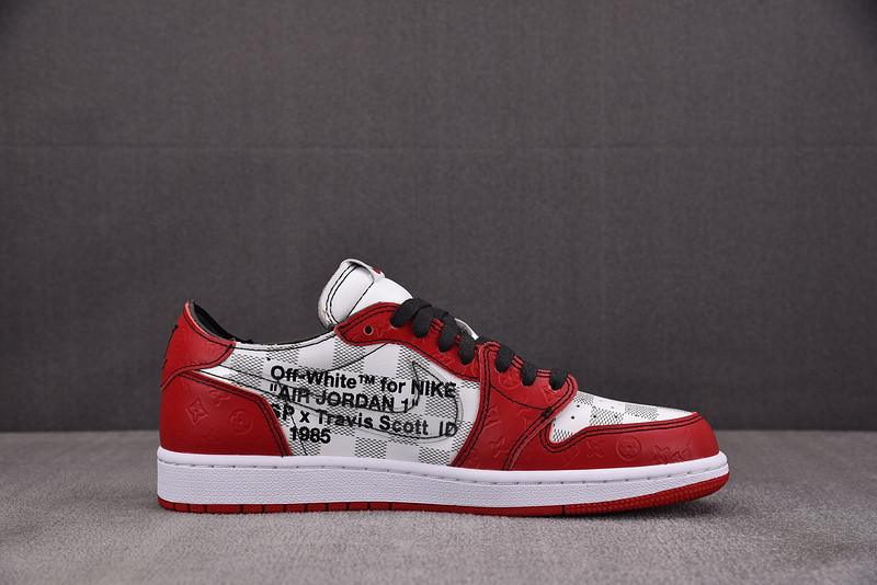 LV x Air Jordan 1 Low x Off-White x TS DZ2403-006