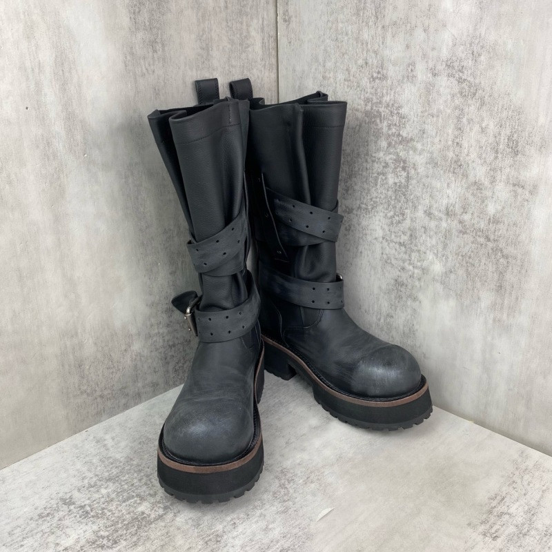 BALENCIAGA Venom leather biker boots