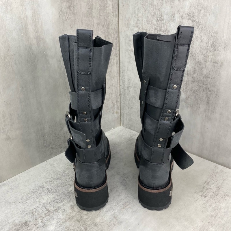 BALENCIAGA Venom leather biker boots