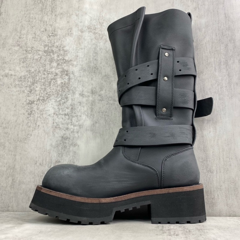 BALENCIAGA Venom leather biker boots