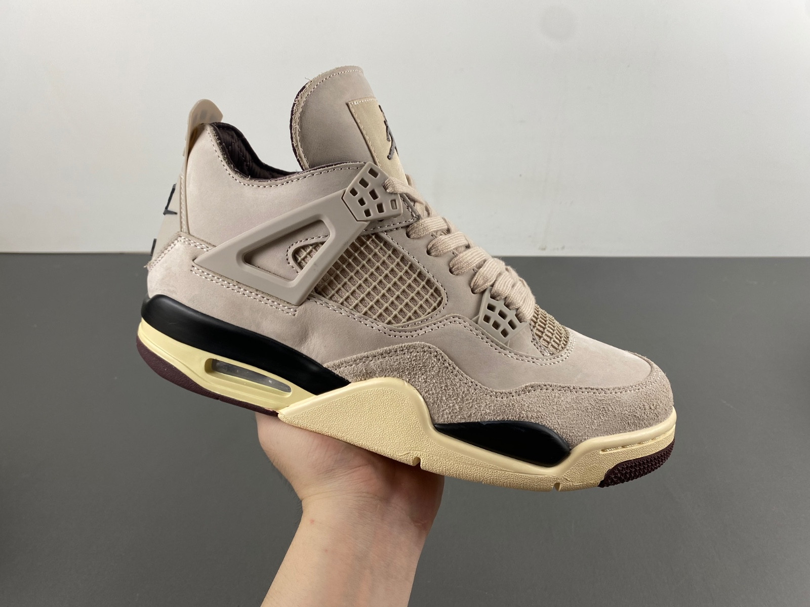 A Ma Maniere x Air Jordan 4 Fossil Stone FZ4810-200
