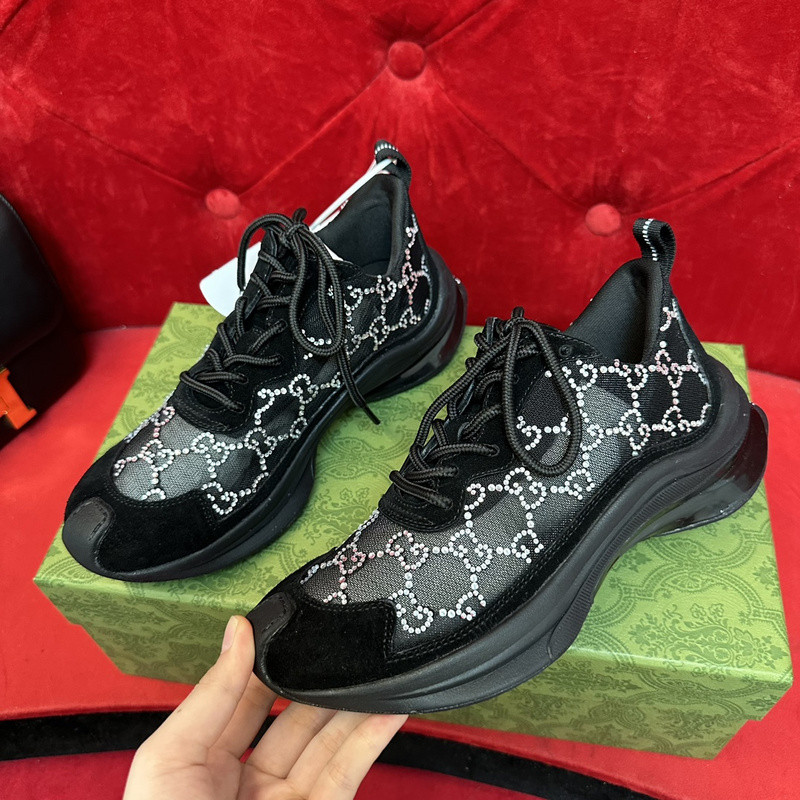 G*u*i run lace-up sneakers