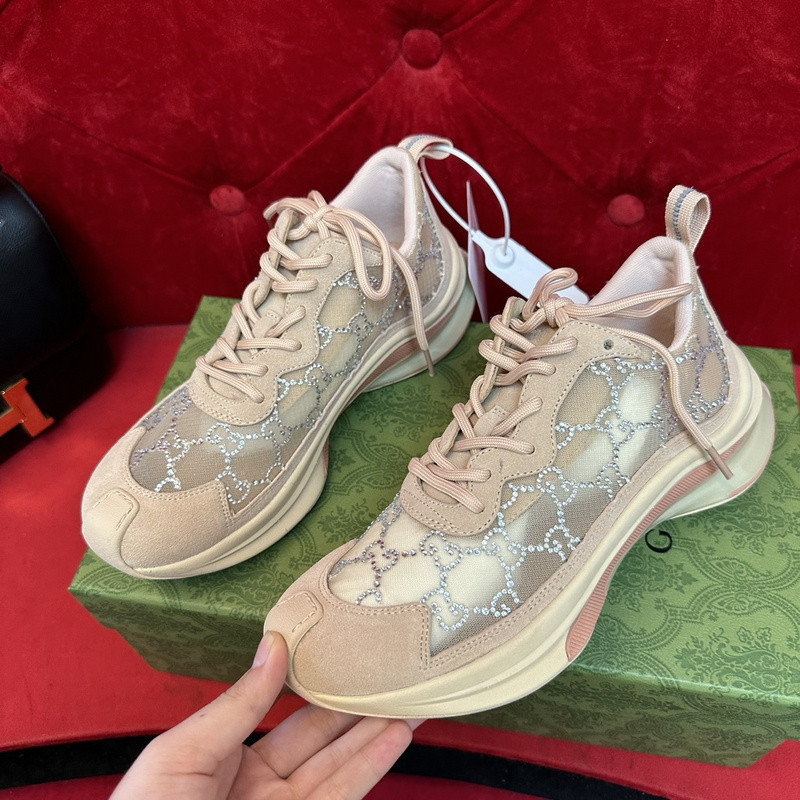 G*u*i run lace-up sneakers