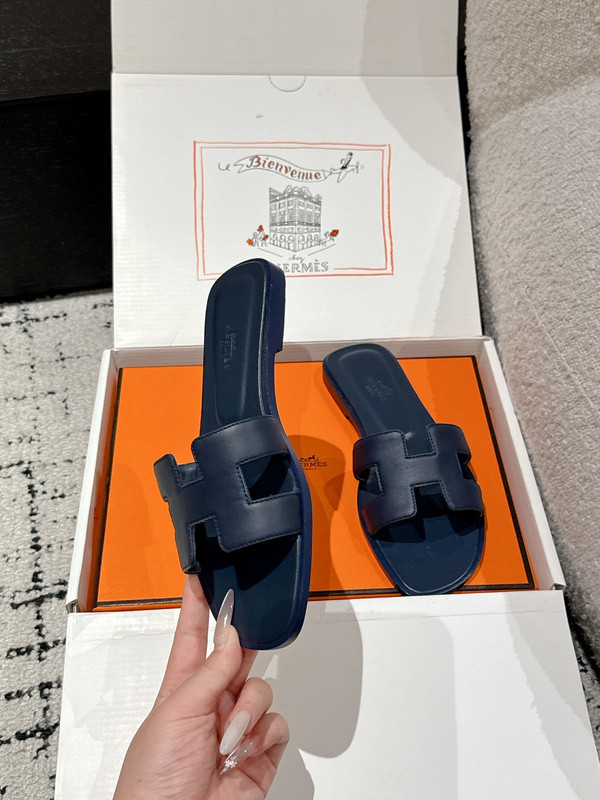 H*rmes Sandals (DARK BLUE)