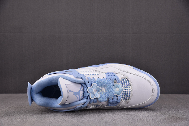 Air Jordan 4 "Aluminum" "White/Blue Tint" HV0823-100