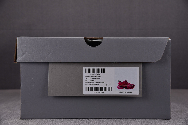 Ba*len*cia*ga track trainer pink/black 647742 w3bm5 5510