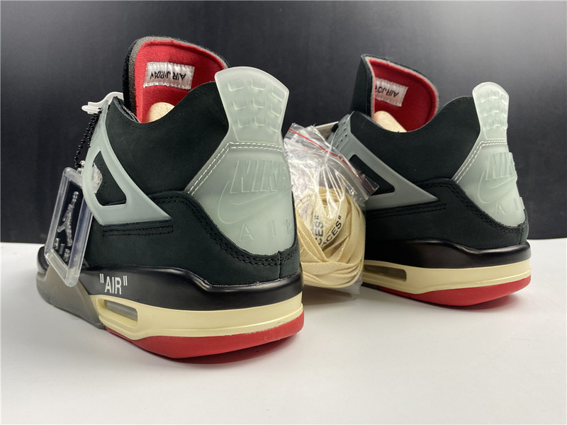 OW X AIR JORDAN 4 “BRED” CV9388-001