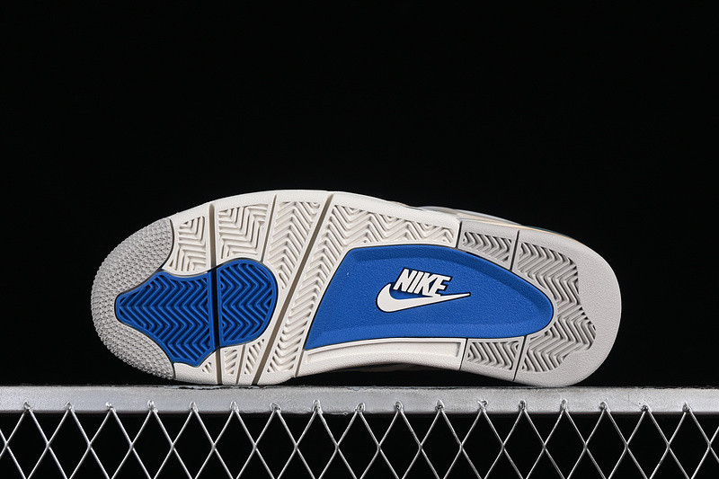 AIR JORDAN 4 RETRO WHITE/MILITARY BLUE-NEUTRAL GREY 308797-105