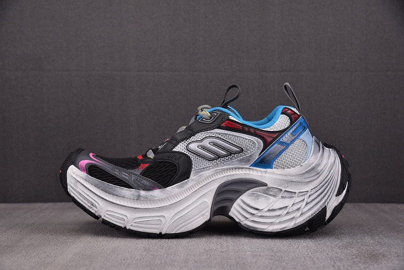 BALENCIAGA Black&Red Platform Sneaker