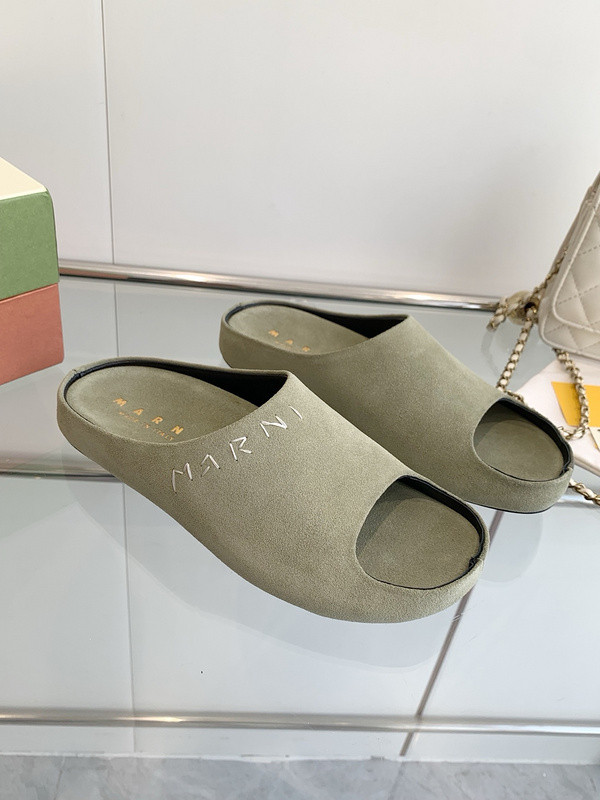 Marni Fusslide Suede Sandals