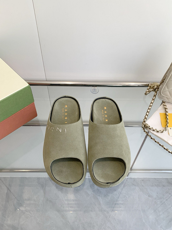 Marni Fusslide Suede Sandals