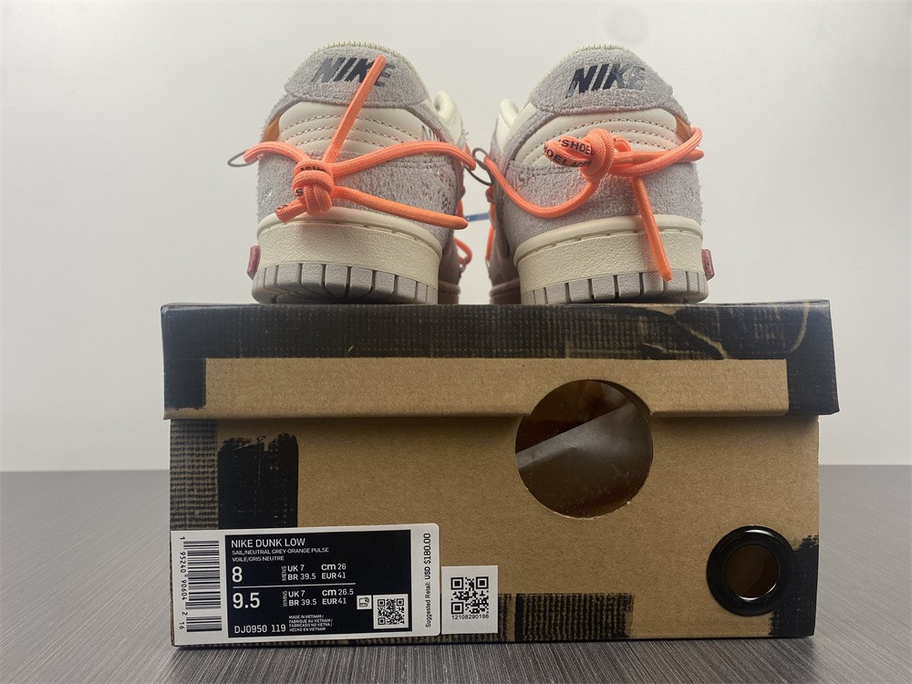 NIKE DUNK LOW OW LOT 19 OF 50 DJ0950-119