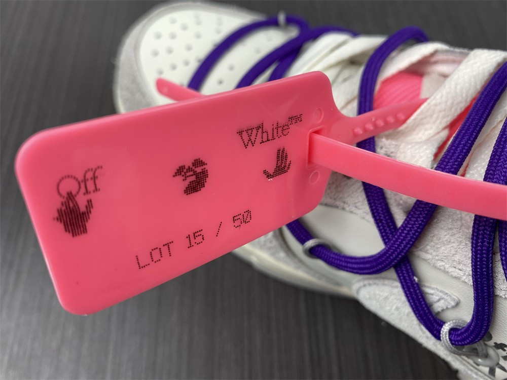 NIKE DUNK LOW OW LOT 15 OF 50 DJ0950-101