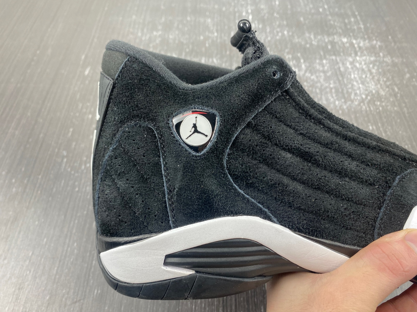 Air Jordan 14 "Black/White/University Red" 487471-016
