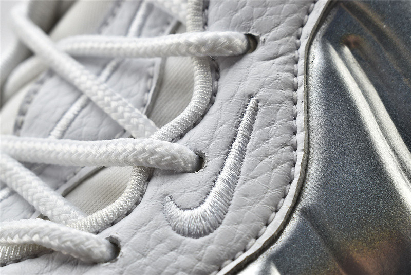 nike air foamposite one Ch*0me white aa3963-100