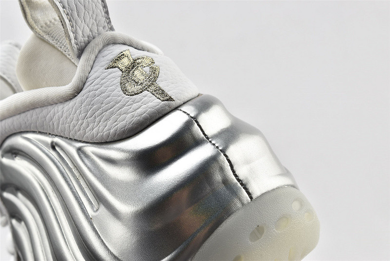 nike air foamposite one Ch*0me white aa3963-100