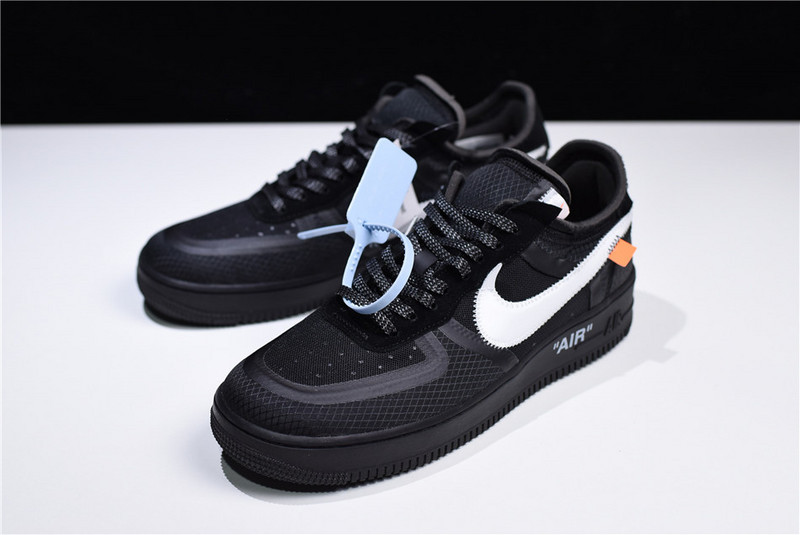 OW Nike Air Force 1 Low Black AO4606-001