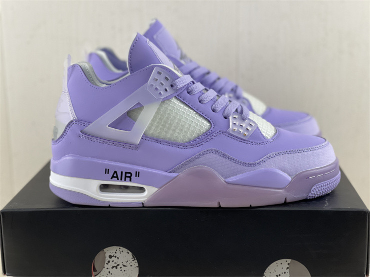 JORDAN 4 RETRO X OW PURPLE