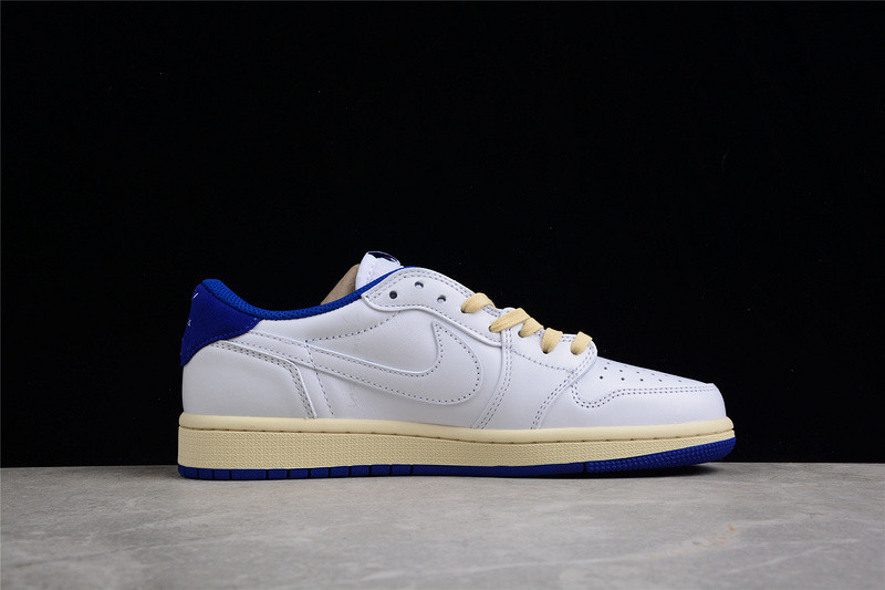 TRAVIS SCOTT X AIR JORDAN 1 LOW SAIL/WHITE/ROYAL BLUE DM9868-218