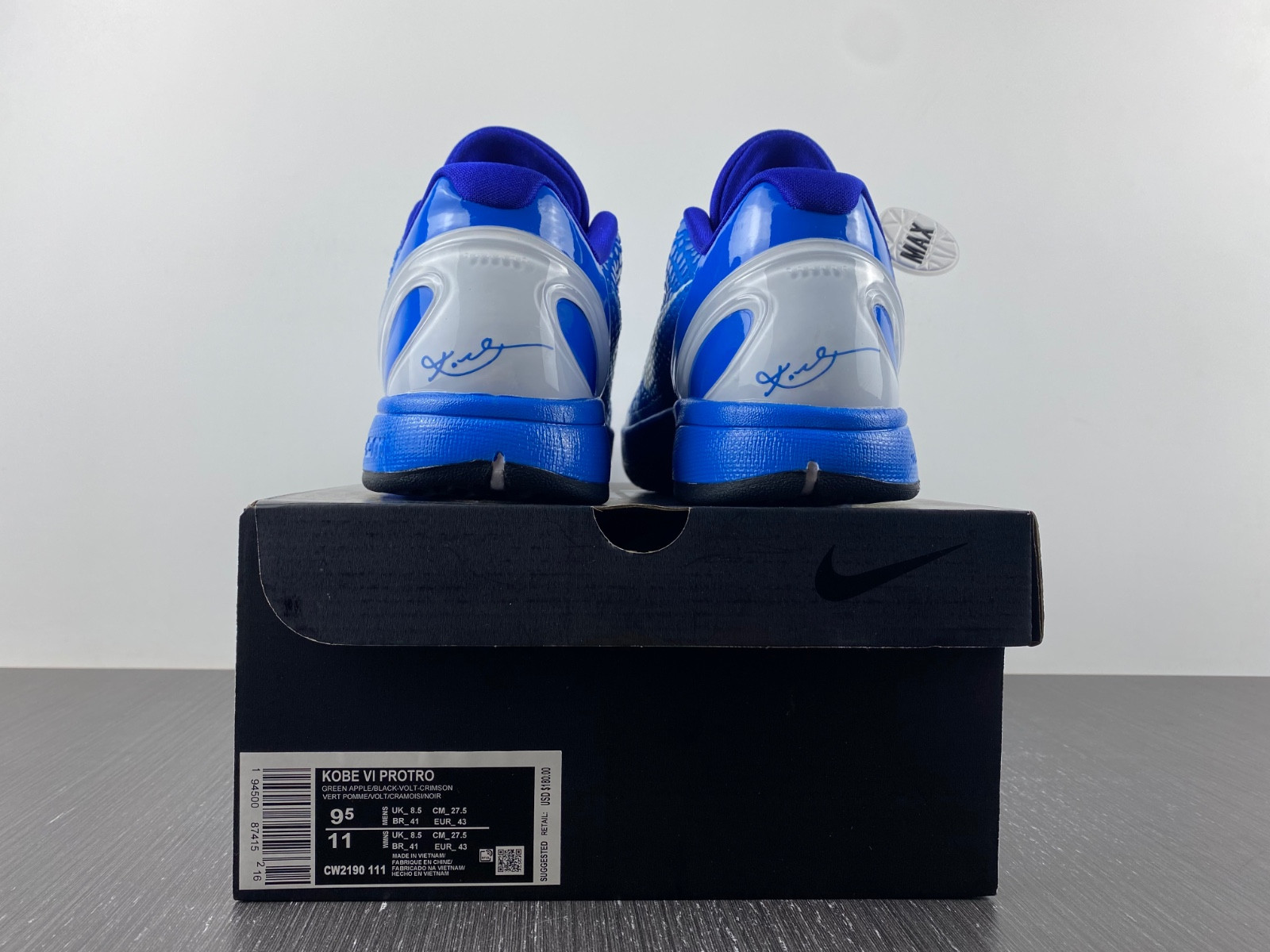Nike Kobe VI Protro 6 Sea Blue White CW2190-111
