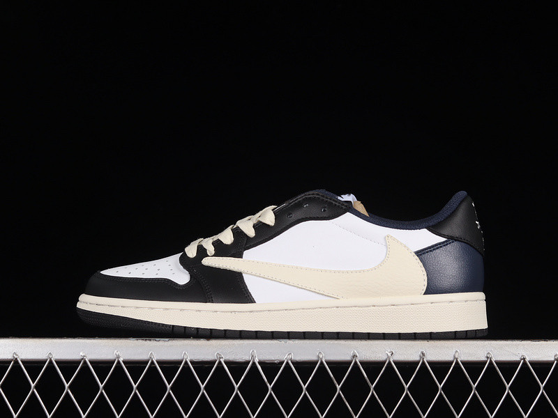 TRAVIS SCOTT X AIR JORDAN 1 LOW DARK BLUE/WHITE/BLACK CQ4277-999