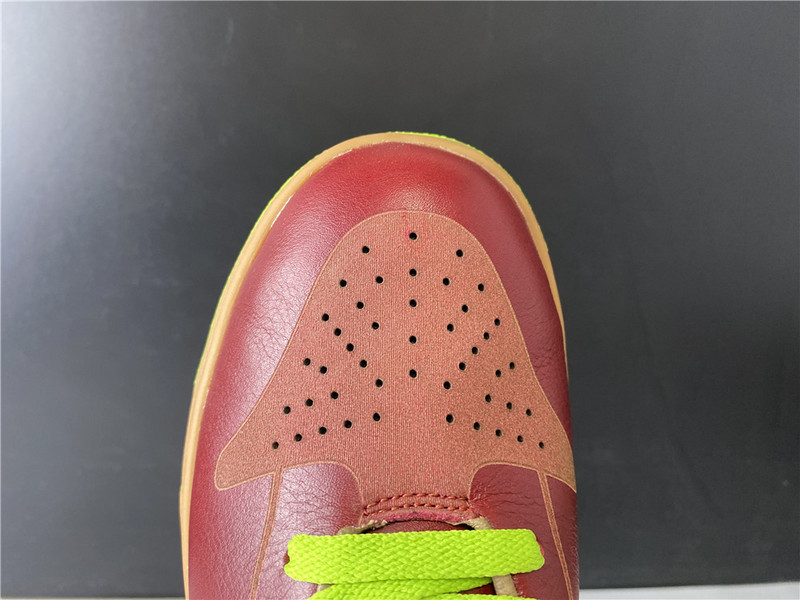 Nike Dunk Low 1-Piece Laser Varsity Red Chartreuse 311611-661