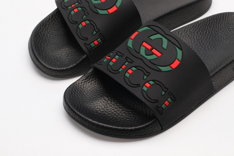 GUC LEATHER SLIDE