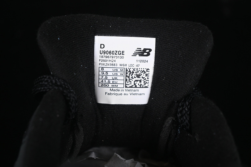 New Balance 9060 "Triple Black" U9060ZGE