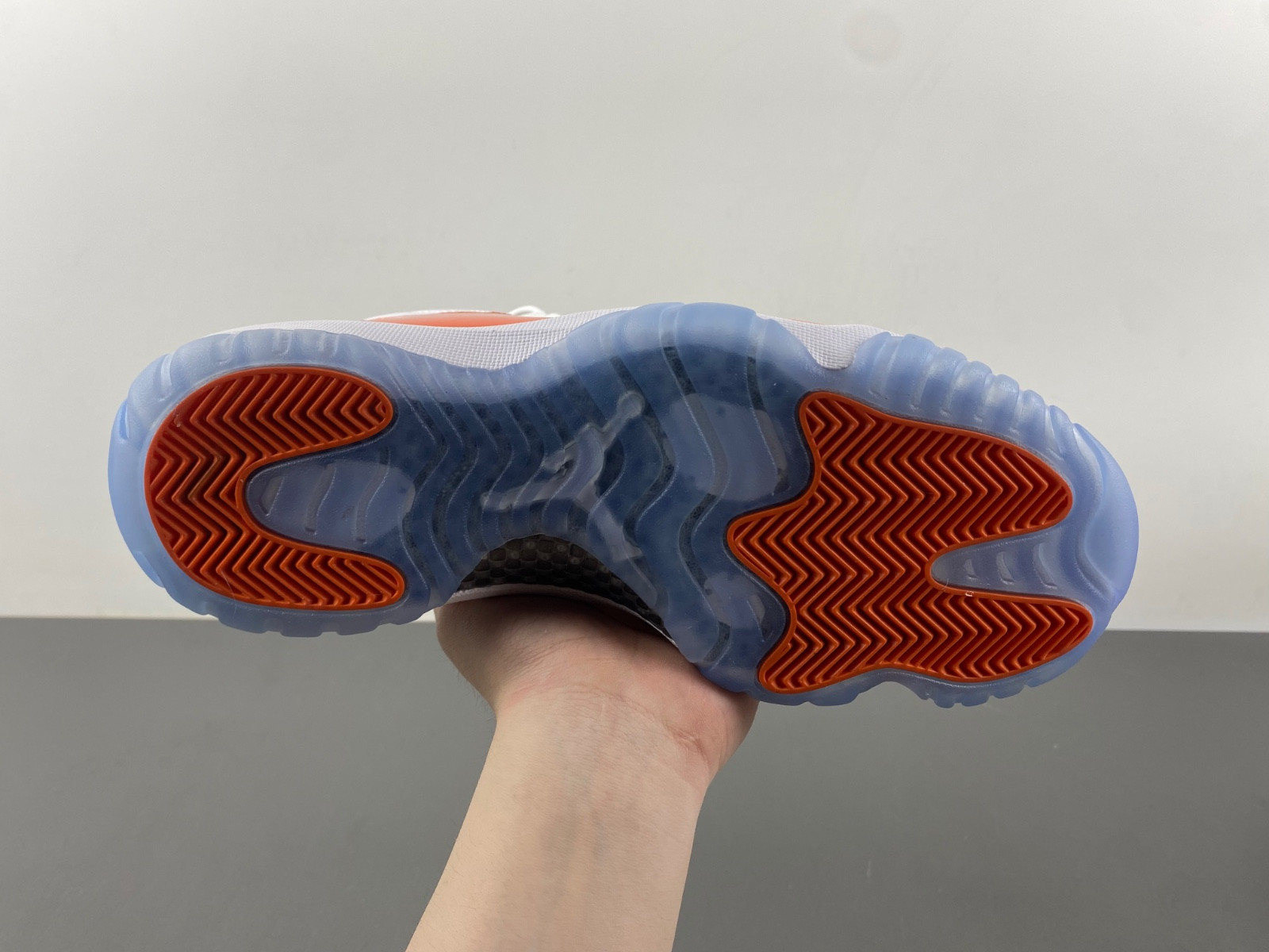 Air Jordan 11 Retro white orange