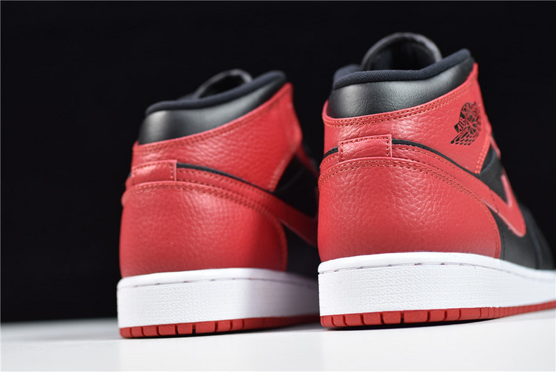 NK Air Jordan 1 Mid GS"Banned"AJ1 554725-074