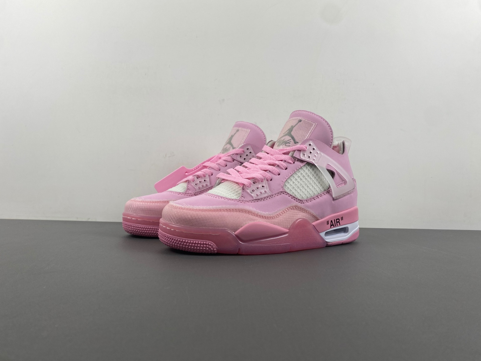 JORDAN 4 RETRO X OW PINK