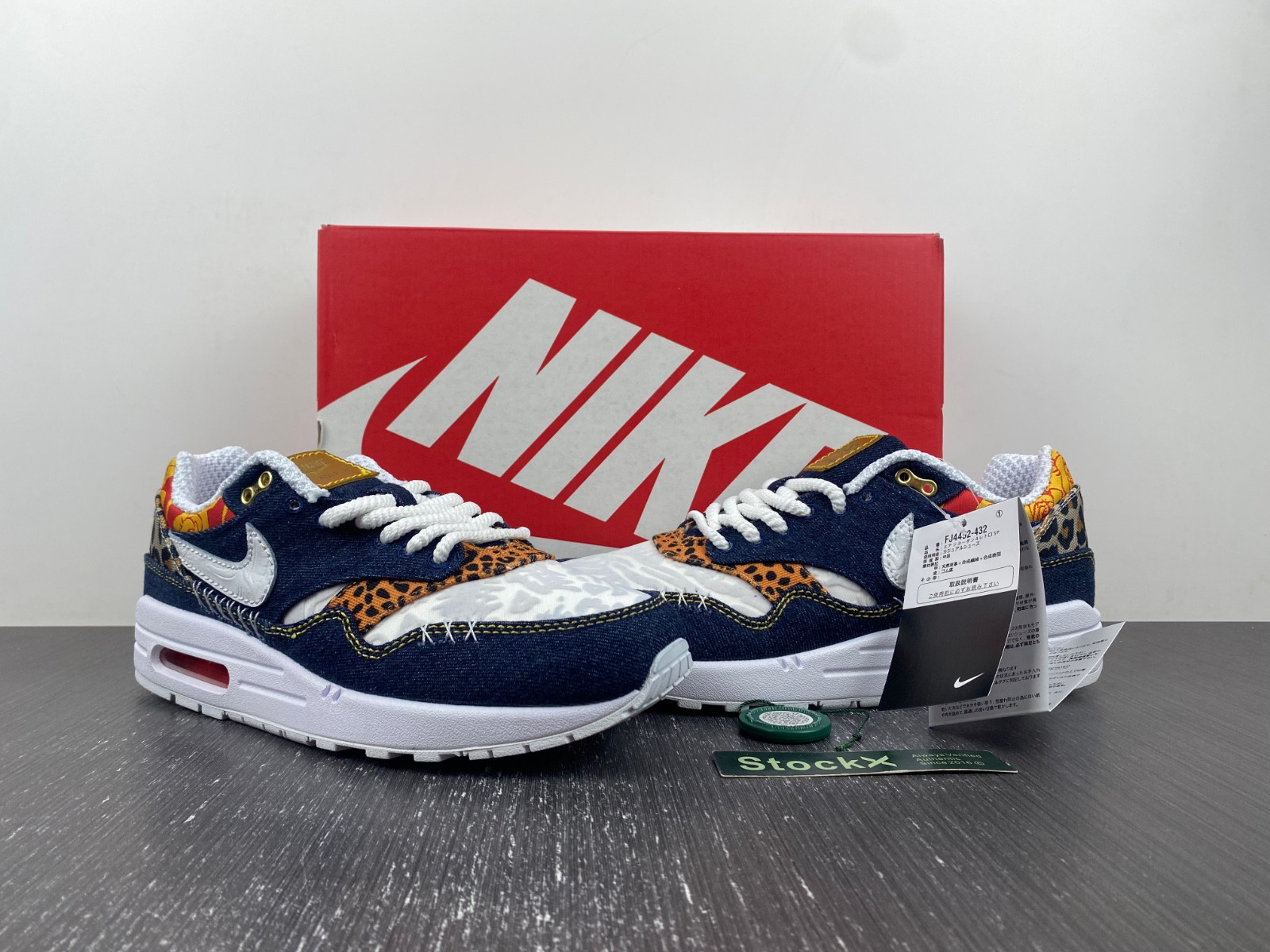 Nike Air Max 1 "Denim Leopard" FJ4452-432