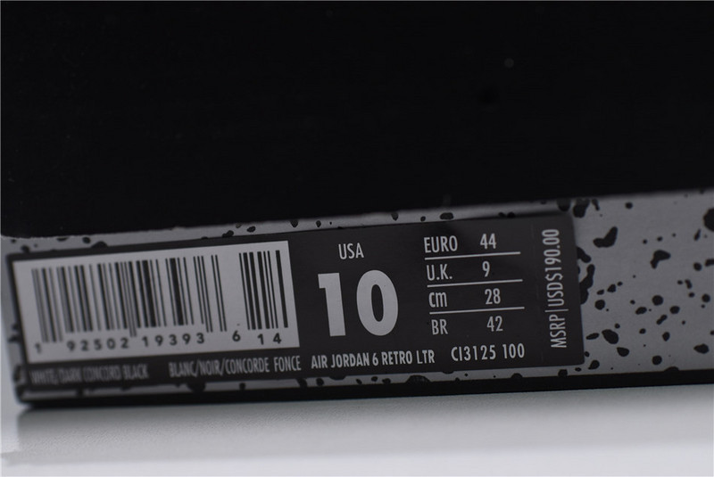 Air Jordan AJ6 “Flint” CI3125-100