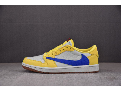 Travis Scott Air Jordan 1 Low OG Canary DZ4137-700
