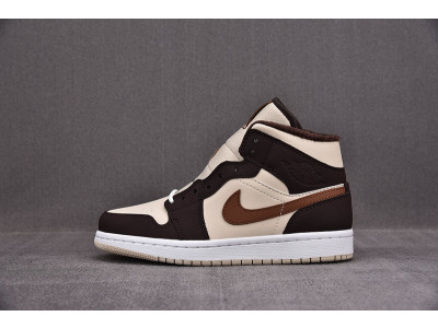 Jordan 1 Mid SE Brown Basalt Oatmeal (W) DO6699-200
