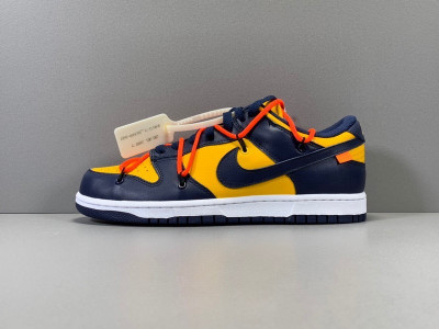 OW X DUNK LOW ''UNIVERSITY GOLD'' CT0856-700