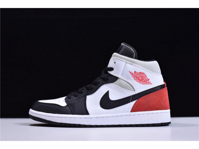 NK Air Jordan 1 Mid SE"Track Red/Union"AJ1 852542-100
