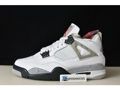 JORDAN 4 RETRO ''WHITE CEMENT'' 840606-192