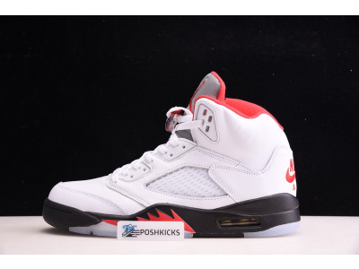 AIR JORDAN 5 FIRE RED 3M SILVER TONGUE 2020 DA1911-102
