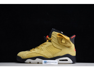 Air Jordan 6 Travis Scott Wheat Yellow CN1084-300